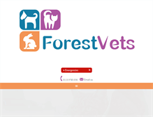 Tablet Screenshot of forestvetsurgery.co.uk